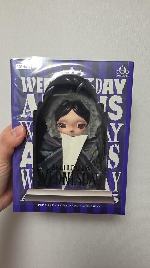その他 SKULLPANDA US WEDNESDAY 国内発送☆POPMART☆US限定 SKULLPANDA Wednesday (POP MART