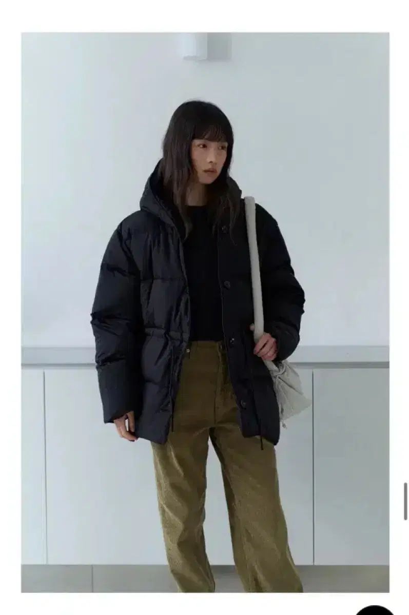 URAGO カルバン クライン duck down hood string half coat