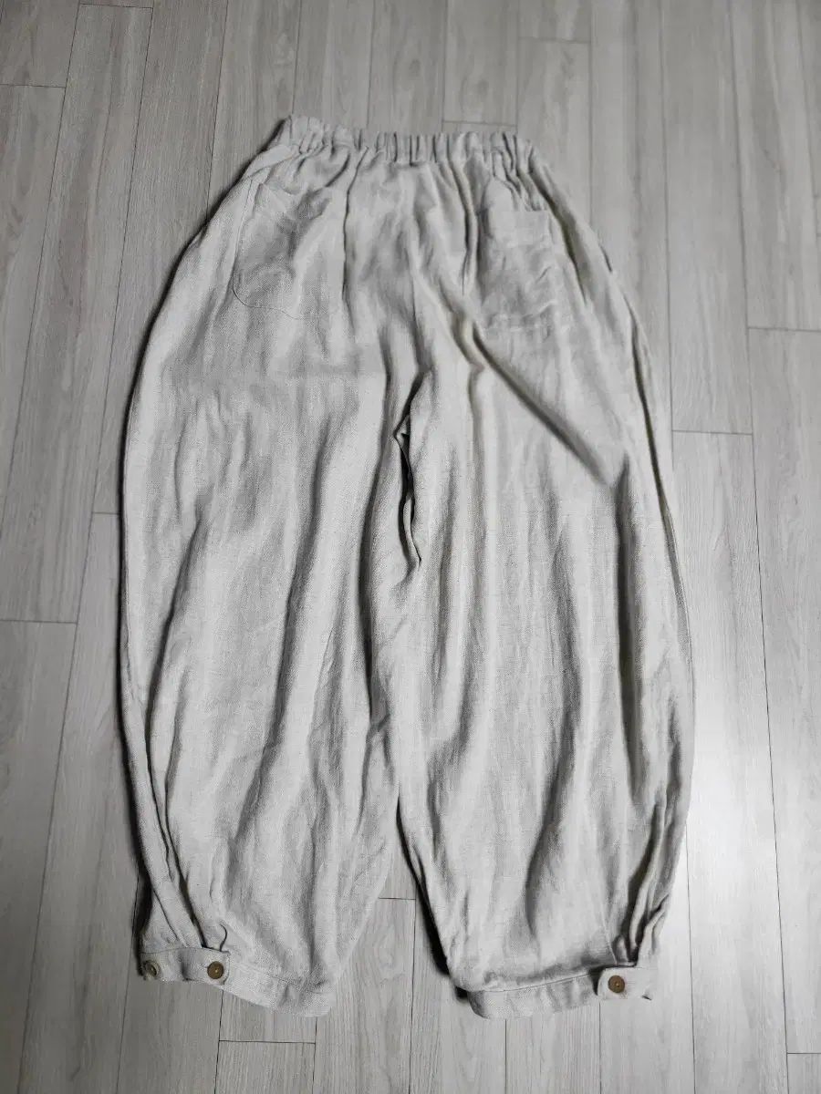 マルレン リネン バルーン パンツ アイボリー