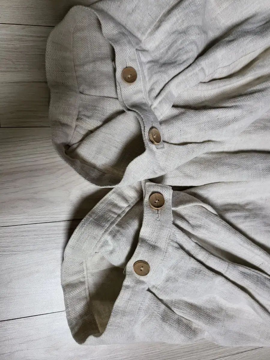  マルレン リネン バルーン パンツ アイボリー チノパン パンツ