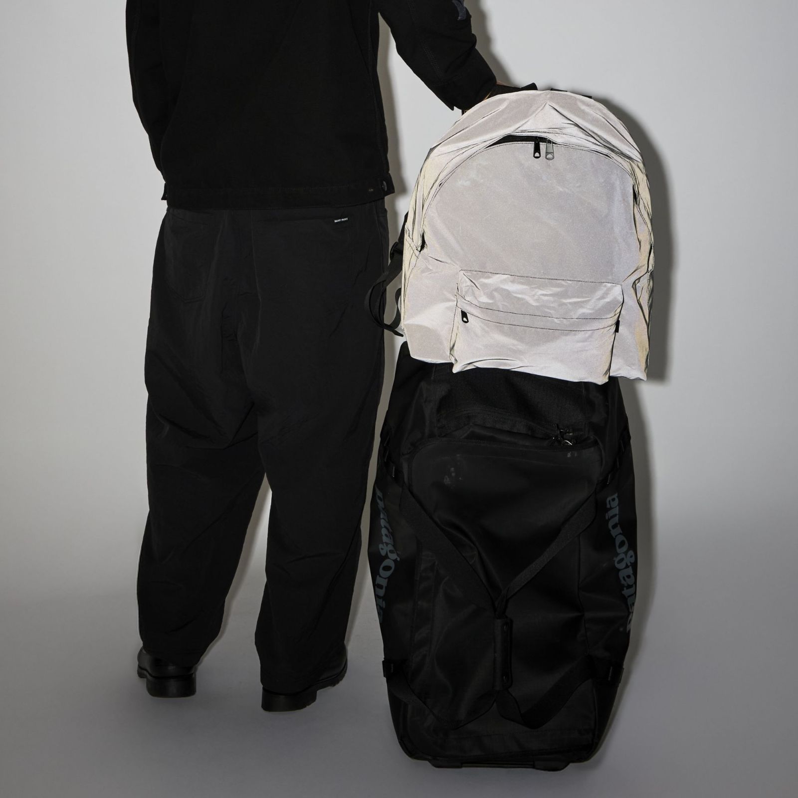 PACKING パッキング BLACK REFLECTIVE BACKPACK PA-057 リフレクター 