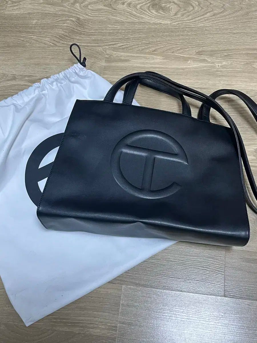 テルファー ブラック ショッパーバッグ M ダストバッグ 含む