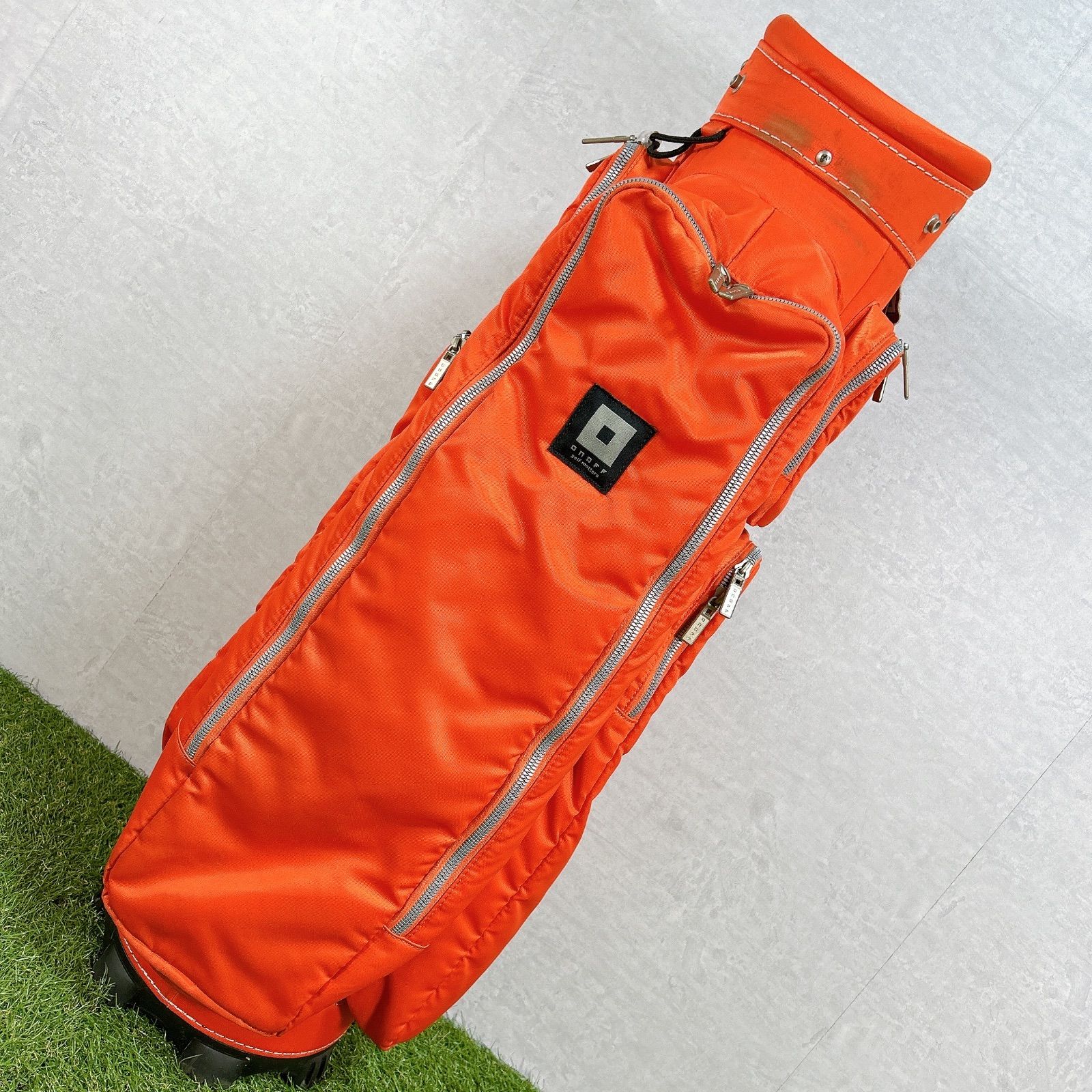 ONOFF オノフ キャディバッグ レディース オレンジ ナイロン