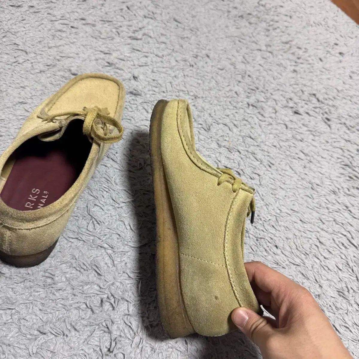  クラークス ワラビー メイプル 260 ローファー ブーツ 革靴