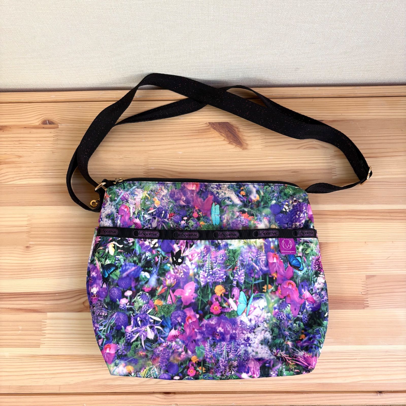 LeSportsac 蜷川実花限定花柄バッグ 良品 LeSportsac 蜷川実花 レスポートサック Mika Ninagawa