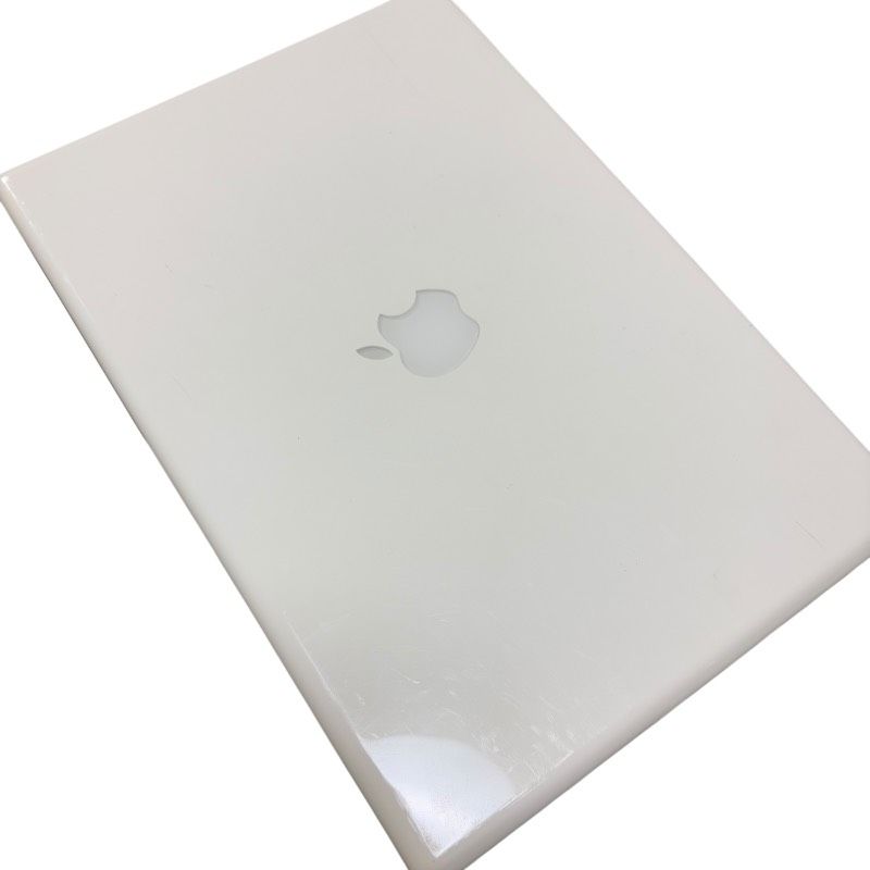 ジャンク Apple アップル MacBook Late2009 MC240J A Core2Duo 2.13GHz RAM4GB HDDリカバリ済 ホワイト バッテリー社外品 簡易動作 済 ノートPC macOS