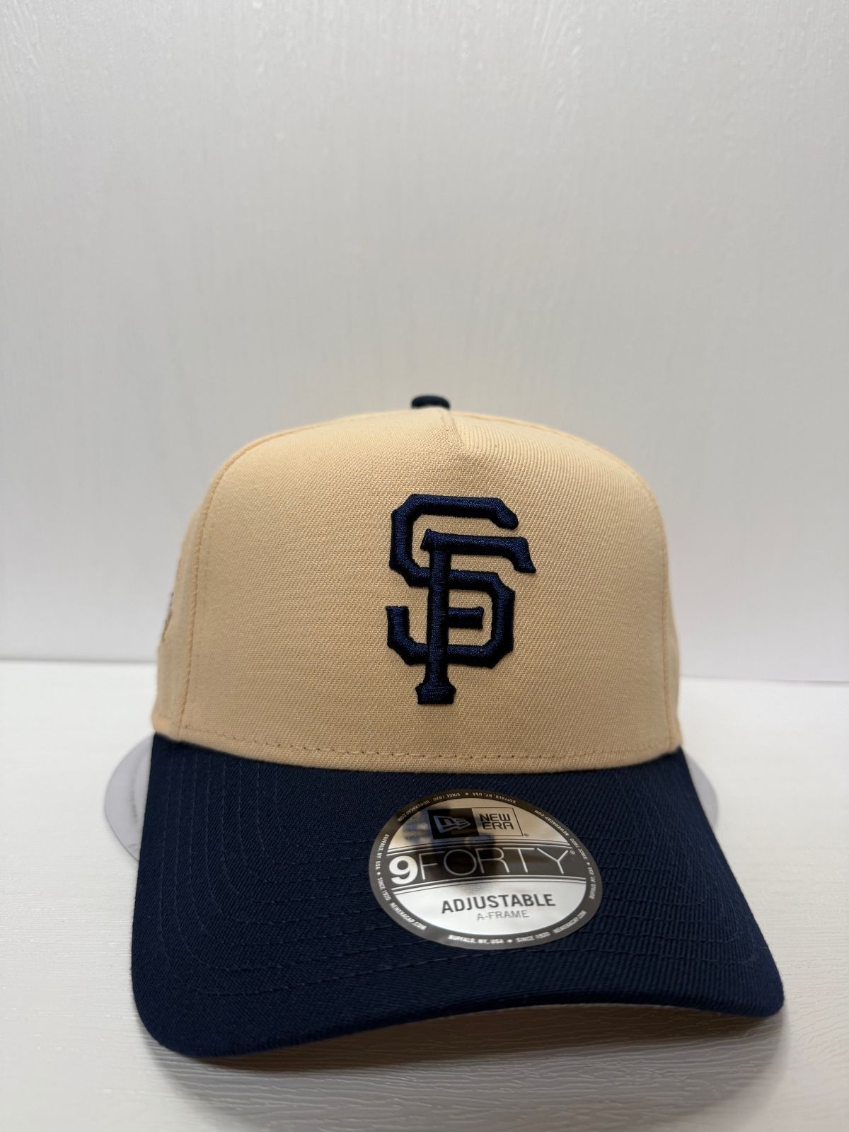 Newera サンフランシスコジャイアンツ ワールドシリーズ1989 9forty A-FRAME スナップバックキャップ ツートン