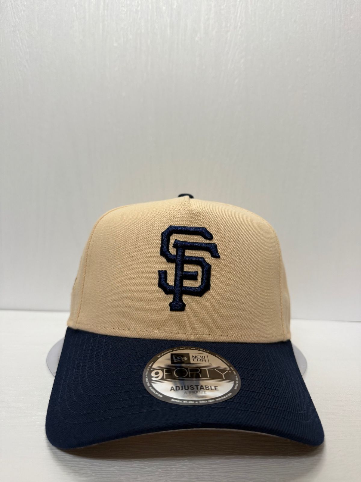 Newera サンフランシスコジャイアンツ ワールドシリーズ1989 9 forty A-FRAME スナップバックキャップ ツートン