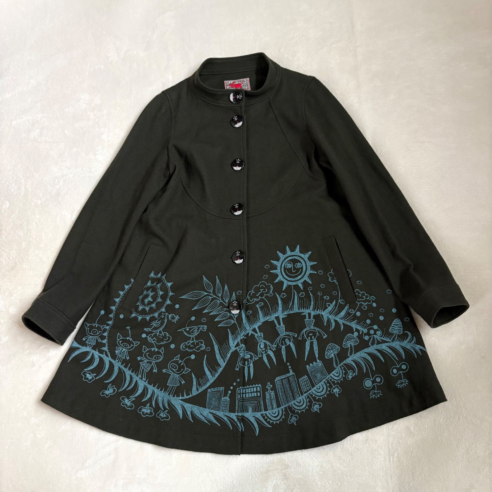 OLLEBOREBLA コート OLLEBOREBLA アルベロベロ リバーシブル ロング