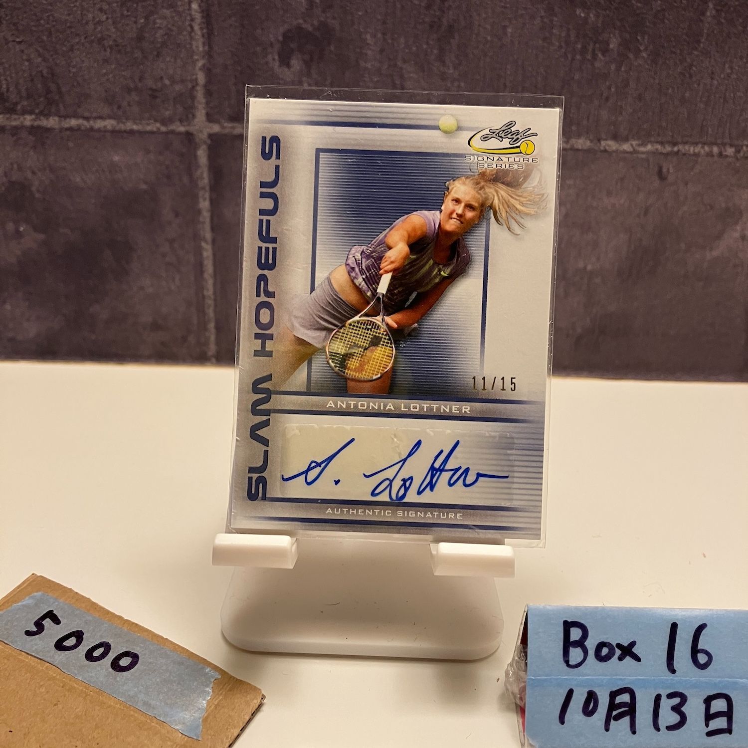 2017 Leaf Signature Series Antonia Lottner 11/15 直筆サインカード