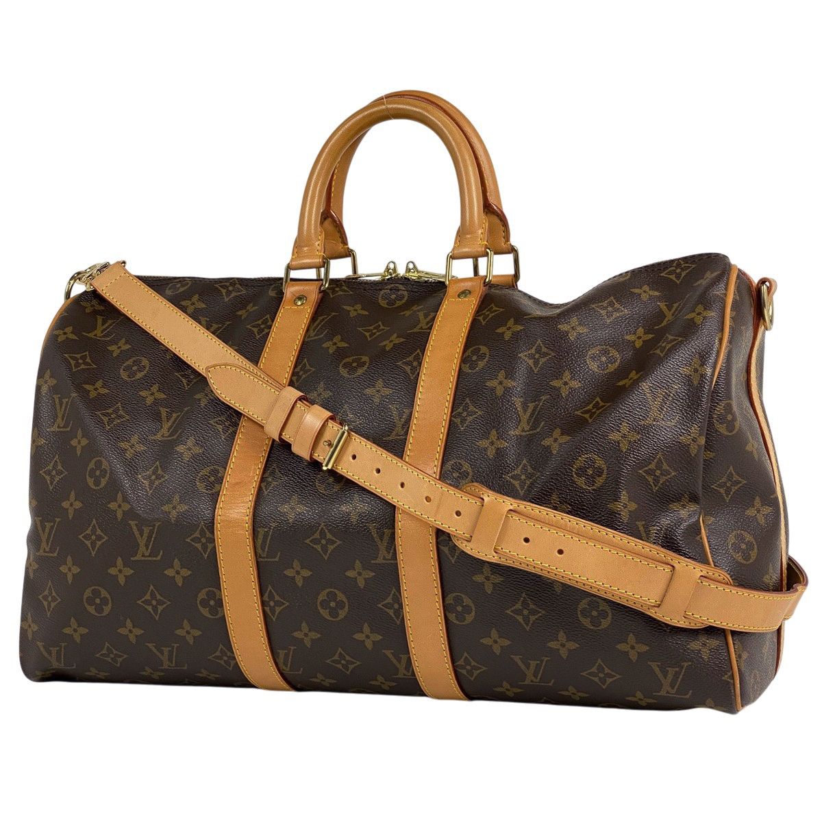 ルイ ヴィトン Louis Vuitton キーポル バンドリエール 45 旅行 出張 ボストンバッグ モノグラム ブラウン M41418 レディース