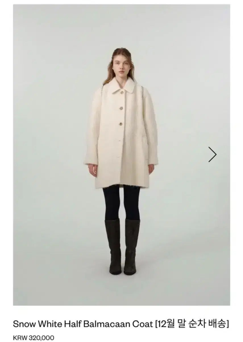 ザ バーネット スノウ 白 ハーフ バルマカーン コート