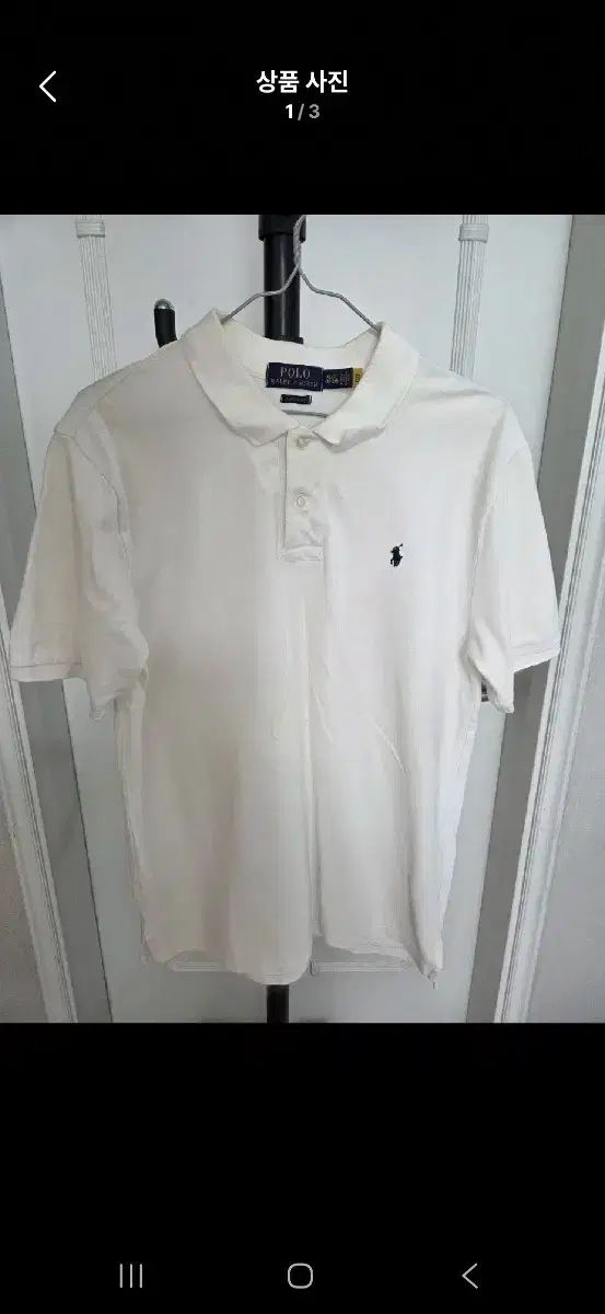 ポロ ラルフローレン 白 半袖 ポロシャツ レディース