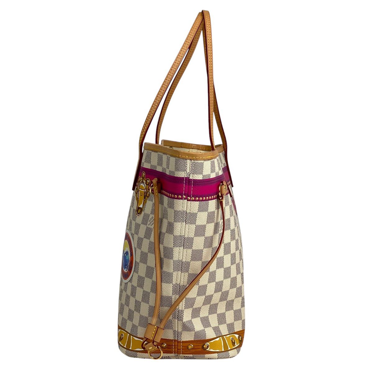 ルイ ヴィトン Louis Vuitton ネヴァーフル MM サマートランク ハワイ トートバッグ ダミエアズール ホワイト N41734 レディース