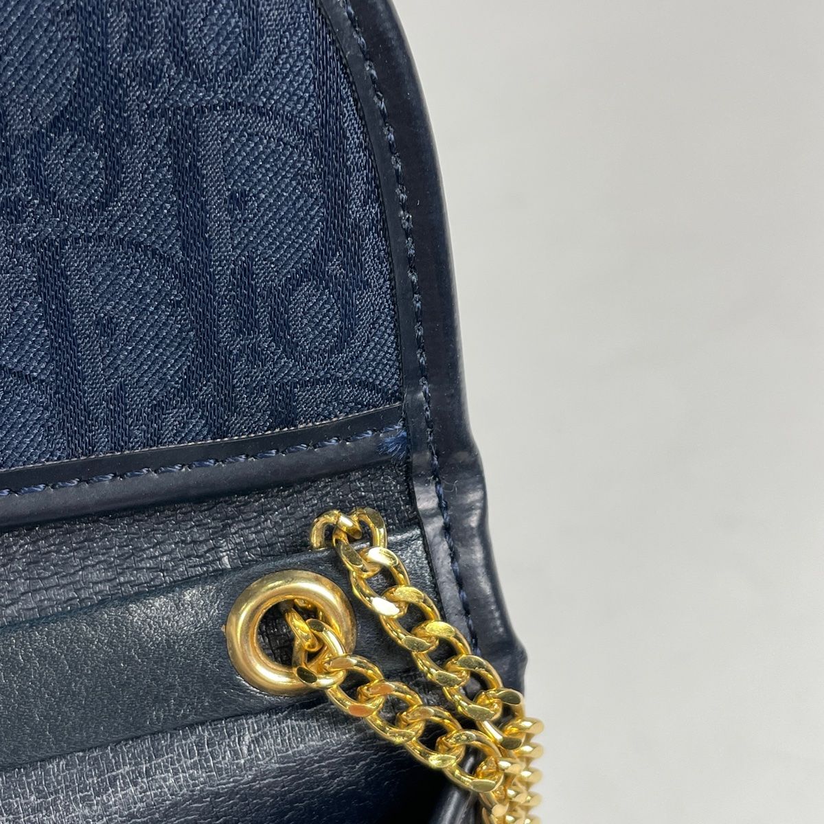 クリスチャンディオール Christian Dior トロッター柄 チェーン