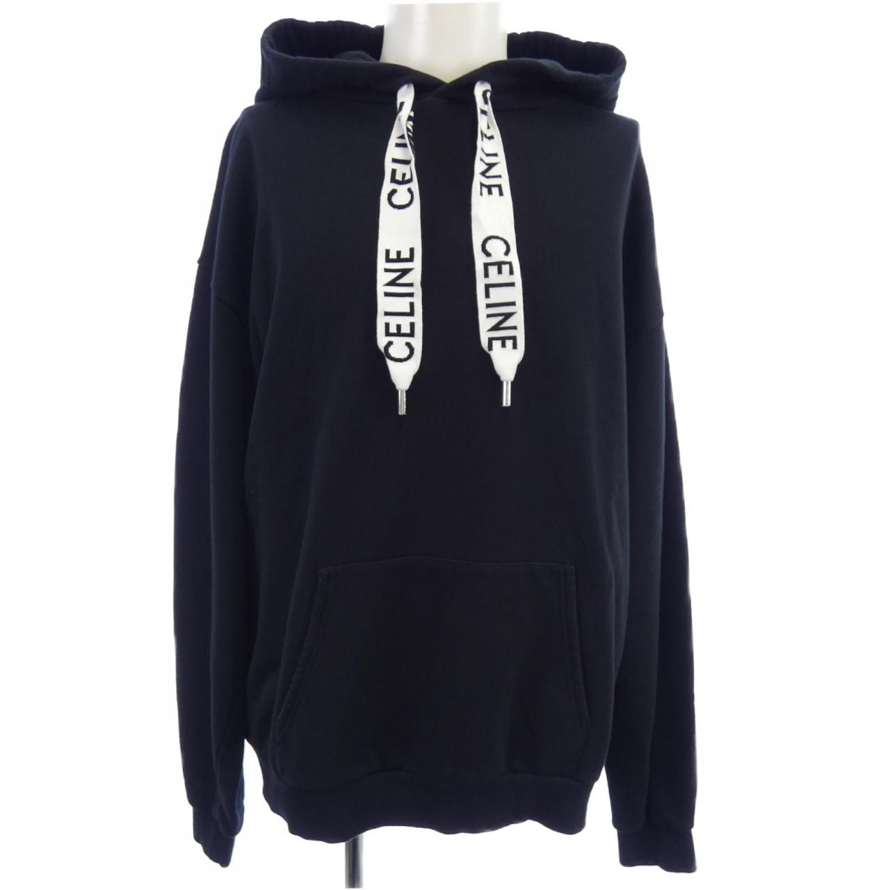 セリーヌ CELINE フード付きルーズスウェットシャツ 2Y468670Q パーカー