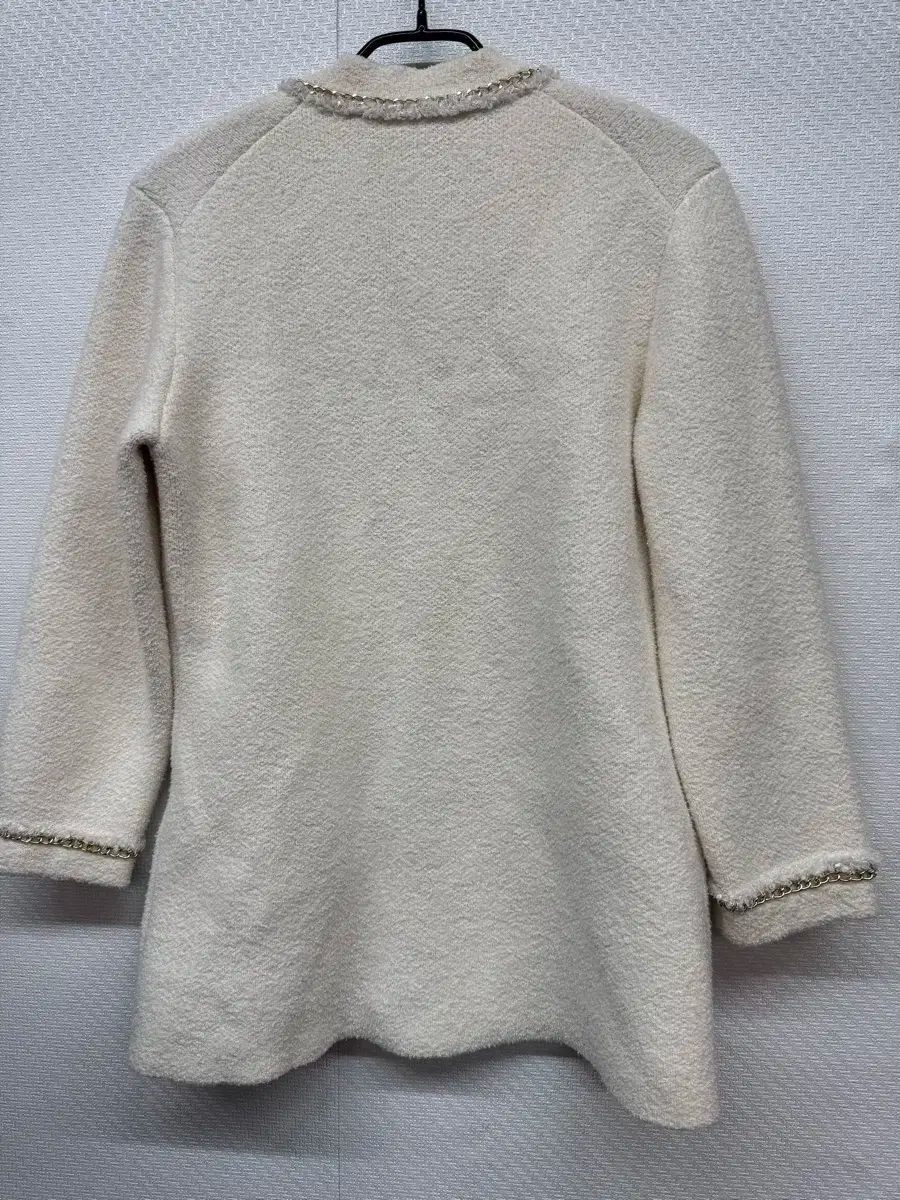 麻 カーディガン