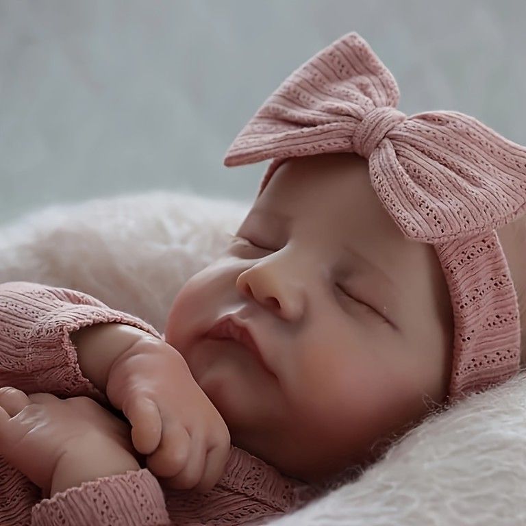  リアルな可愛さ 19インチ リボーンベビードール 49 cm 手作りビニール人形 ピンク リアル赤ちゃん人形 新生児 癒やし おもちゃ プレゼント 付き その他 ベビー キッズおもちゃ