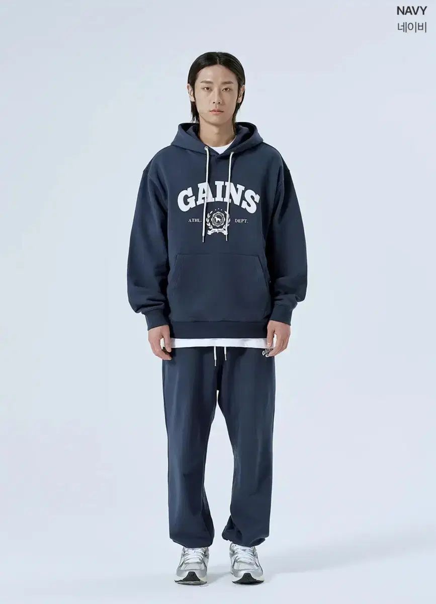 ゲインズボロスウェットセットアップ ネイビー L