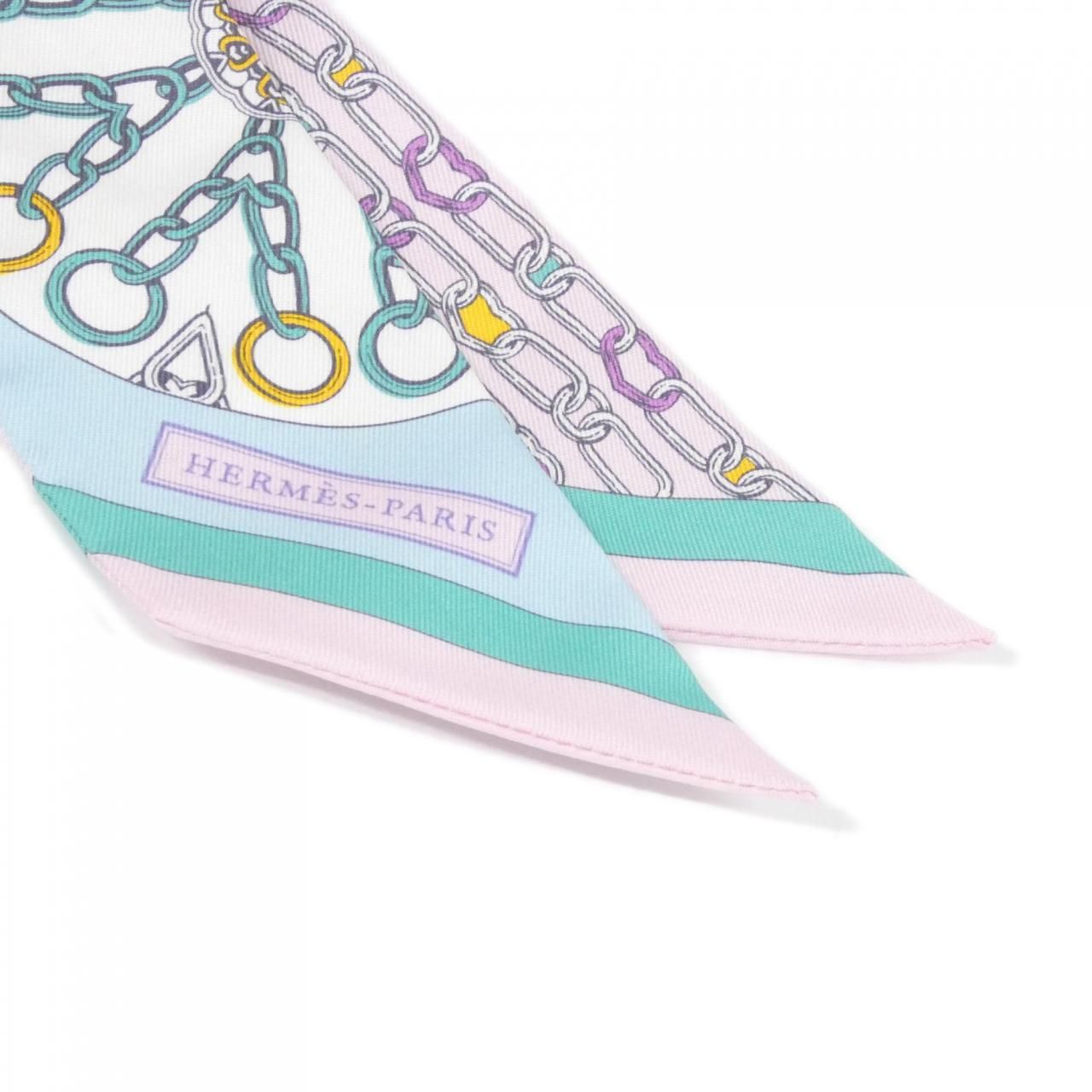 エルメス L EFFET KALEIDOSCOPE ツイリー 063800S スカーフ