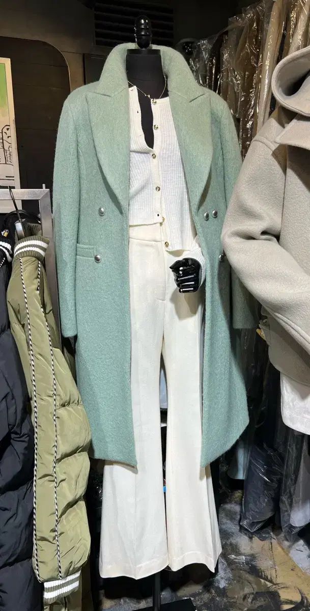 NEW YORK スタイル 当日発送 アルパカ ウール ロングコート ヒョンジェHYUNJAE 入手不可