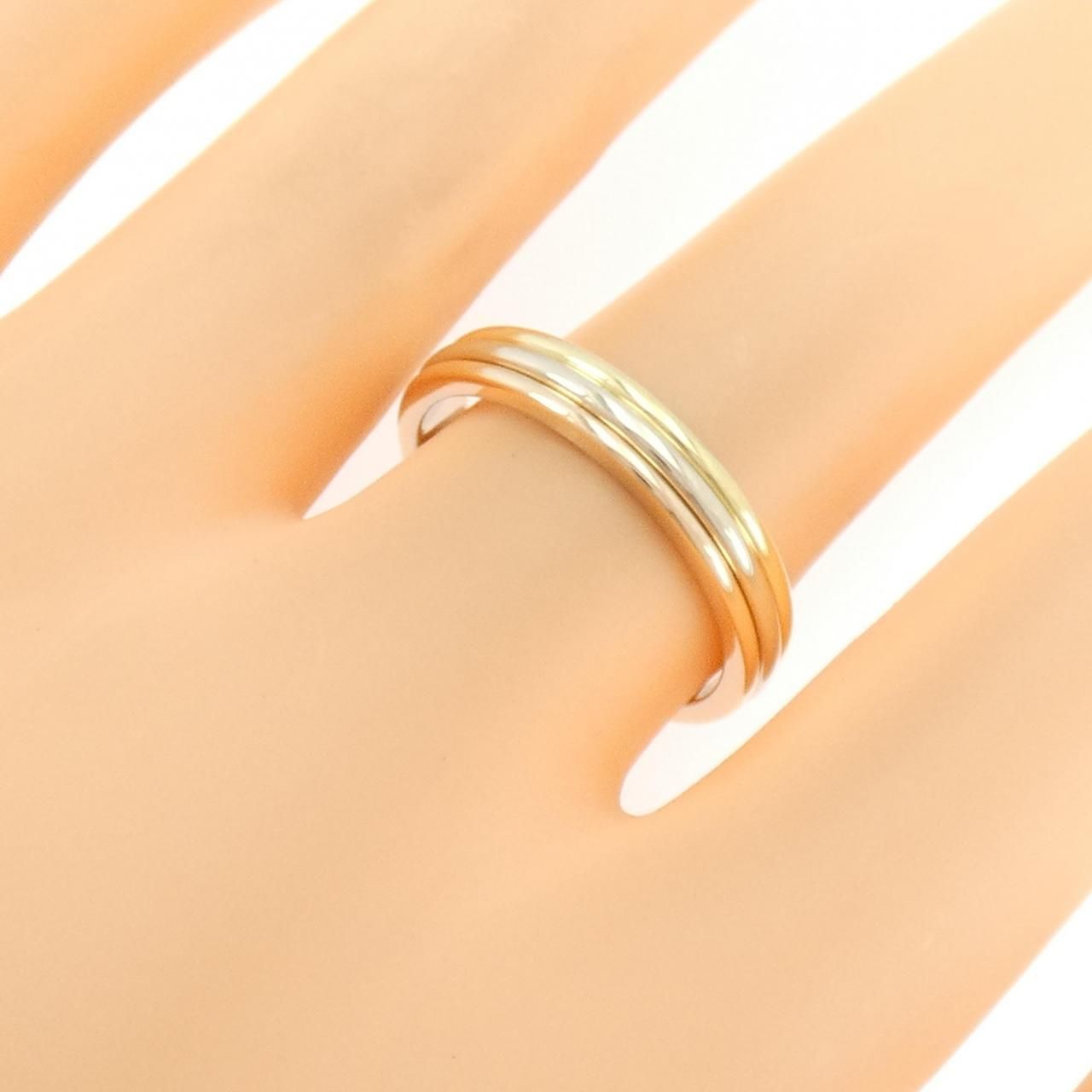 カルティエ スリーカラーウェディングリング 指輪750YG/PG/WG 47