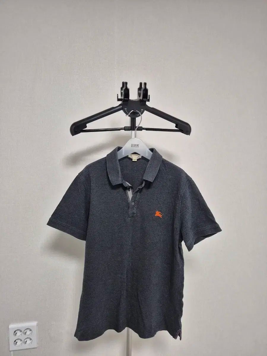 バーバリー グレー 半袖 ポロTシャツ