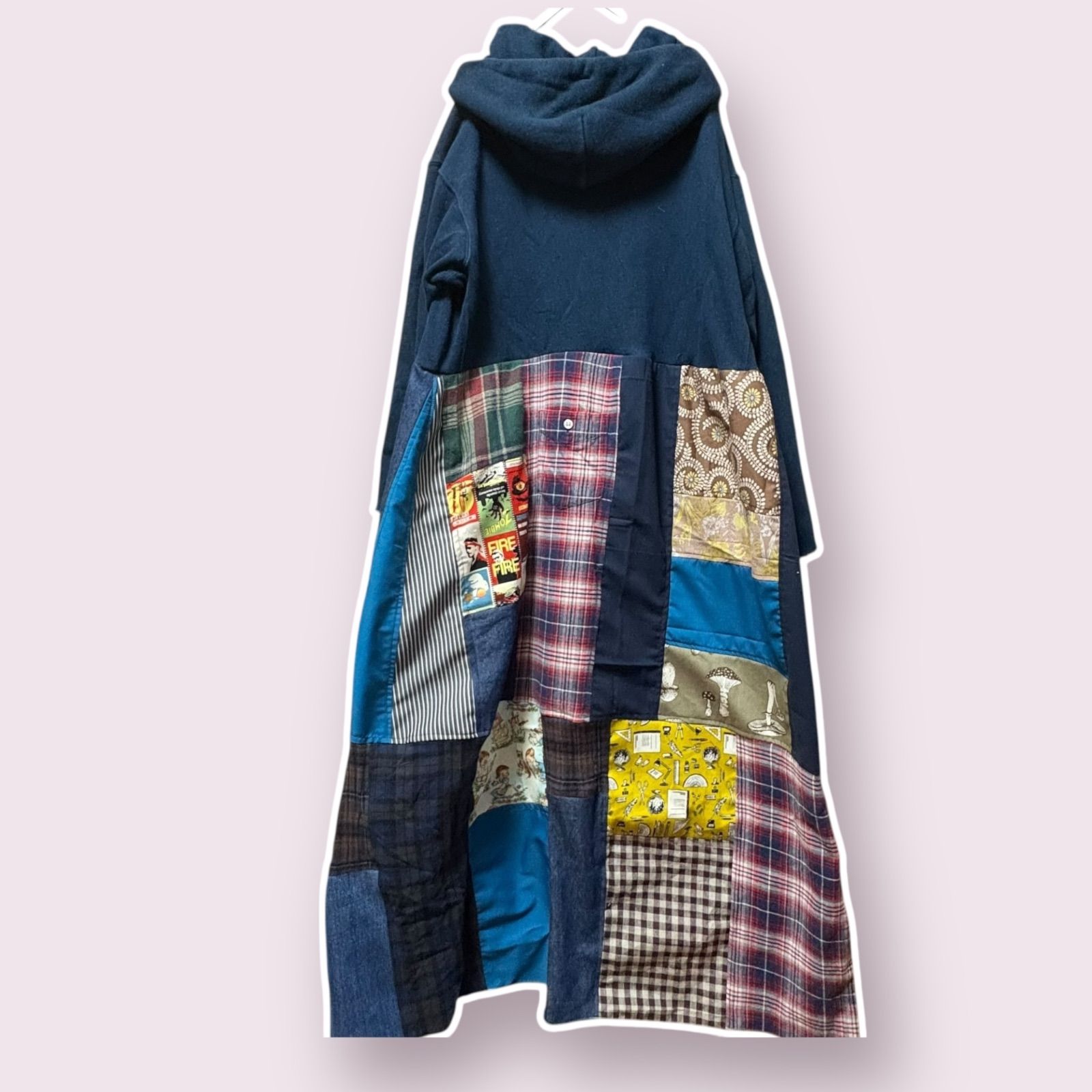 ロングスカート チェックパンダ