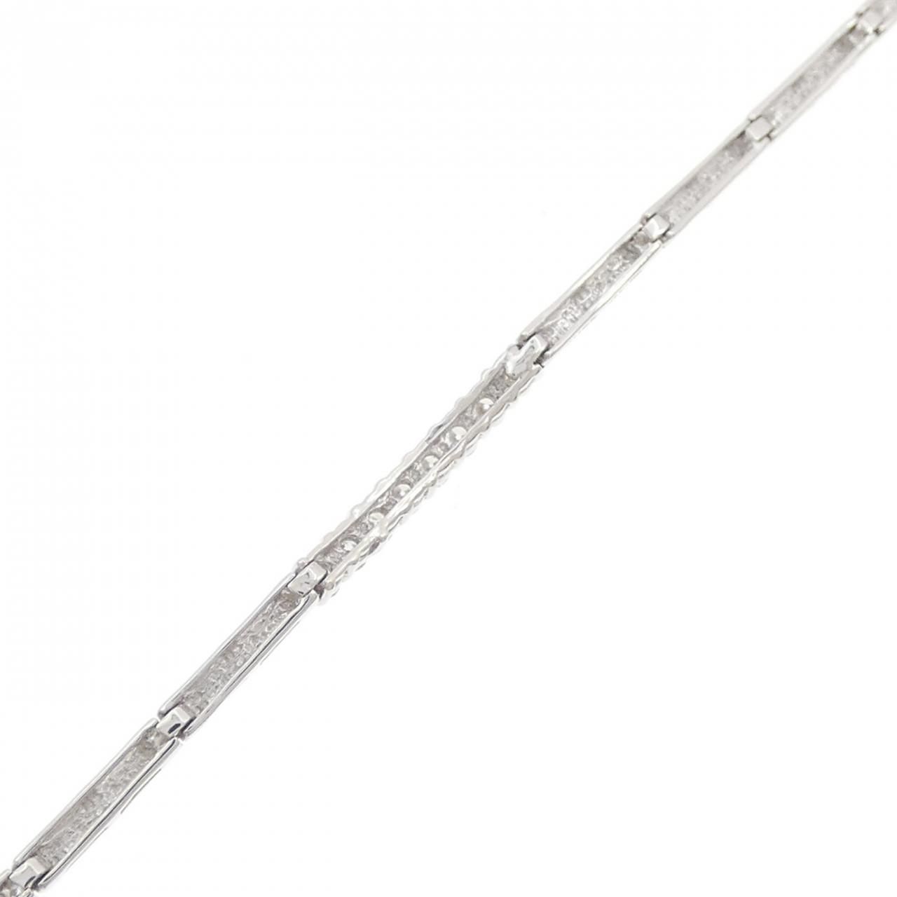 K18WG ダイヤモンド ブレスレット 0.20CT