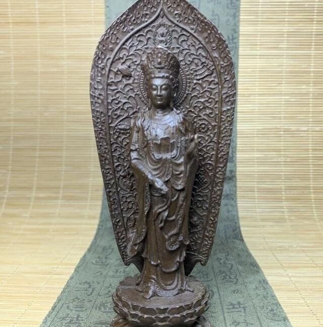 銅器三聖仏西方三聖家居置物如来観音仏