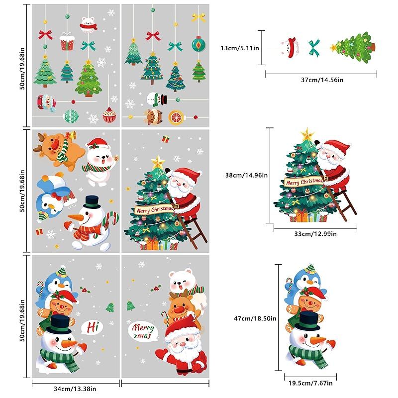 【Charming Club】ウォールステッカー クリスマス 飾り Amazon | 【Charming Club】ウォールステッカー クリスマス 飾り 静電