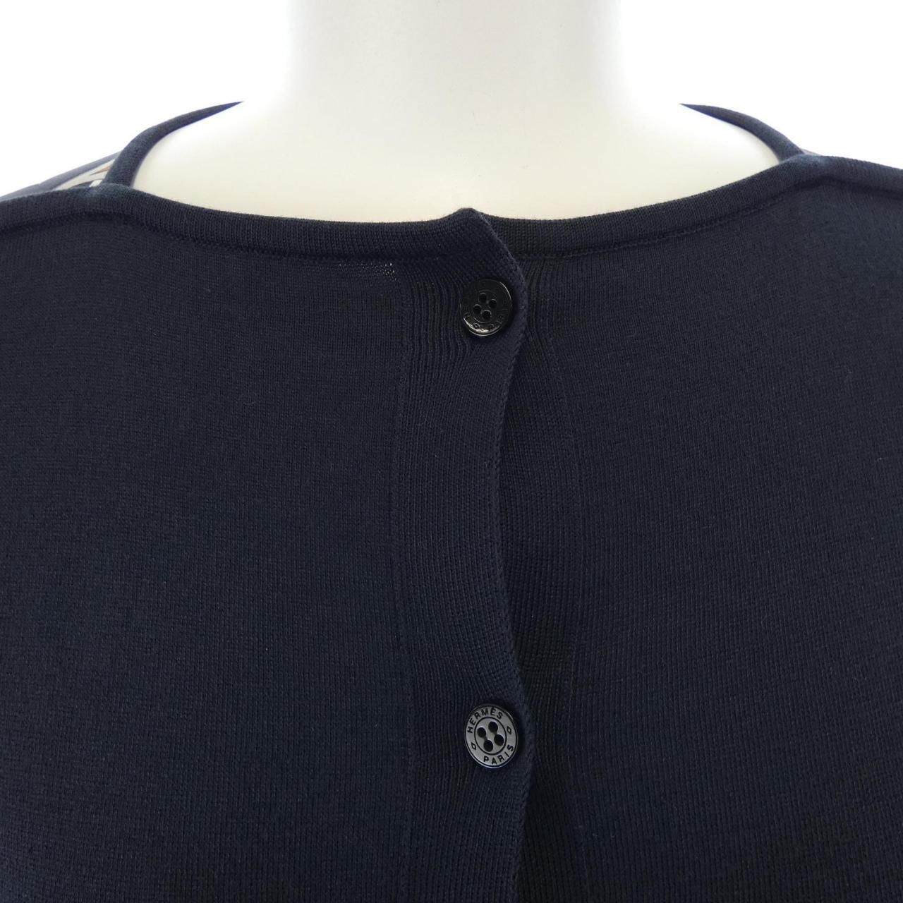  エルメス HERMES KARRE EN BOUCLES 67-7757 ツイルレーヌ カーディガン その他 トップス