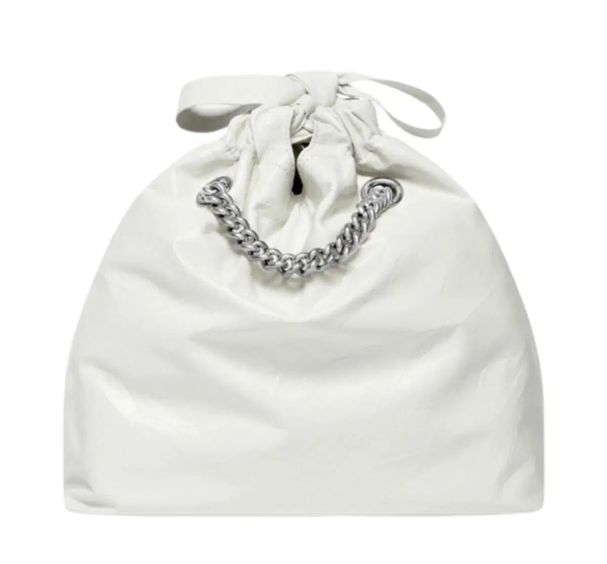 バレンシアガ クラッシュ スモール トートバッグ オプティック 白