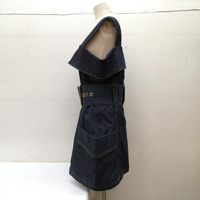 LOUIS VUITTON ルイヴィトン ワンピース ミニスカート 23SS デニム