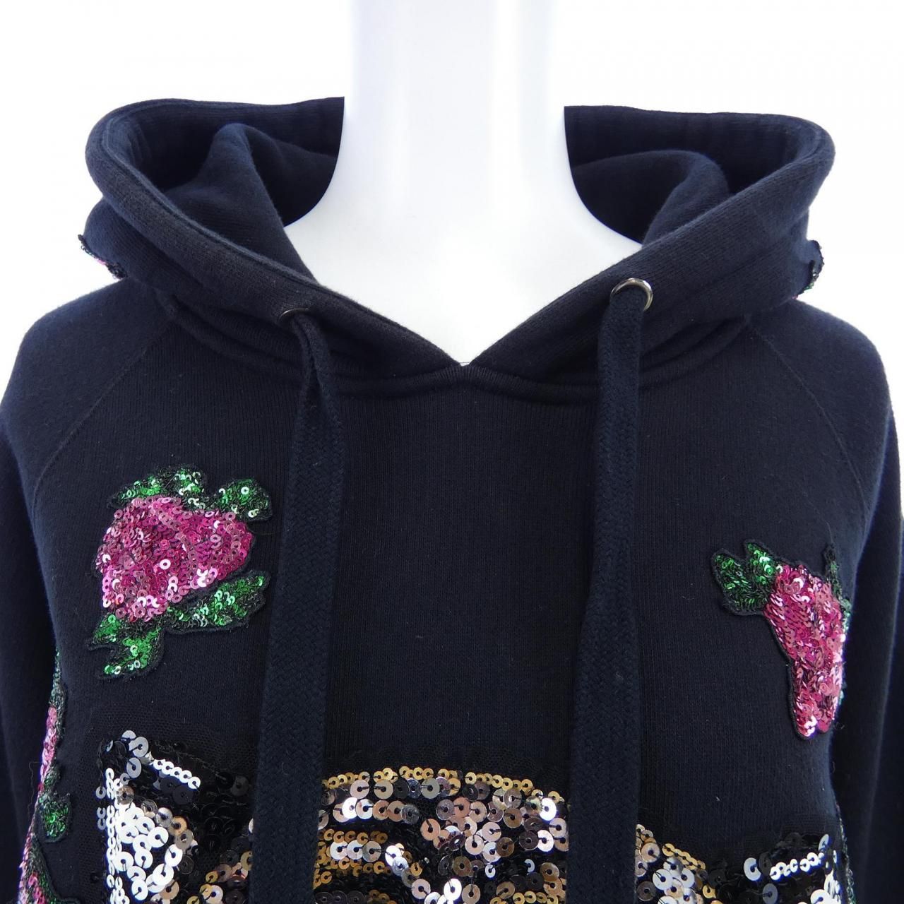GUCCI / スパンコール/パーカー/S/コットン/BLK/460512 X5N96 グッチ GUCCI 460512 X5N96 パーカー - メルカリ