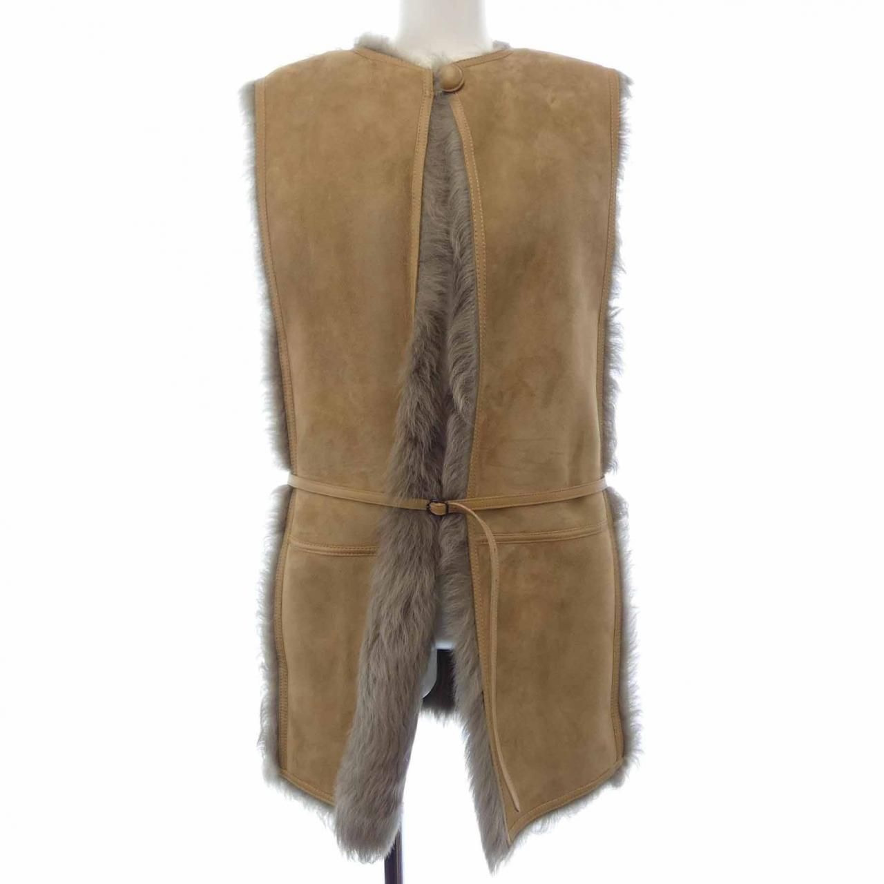 エルメス HERMES ムートンベスト