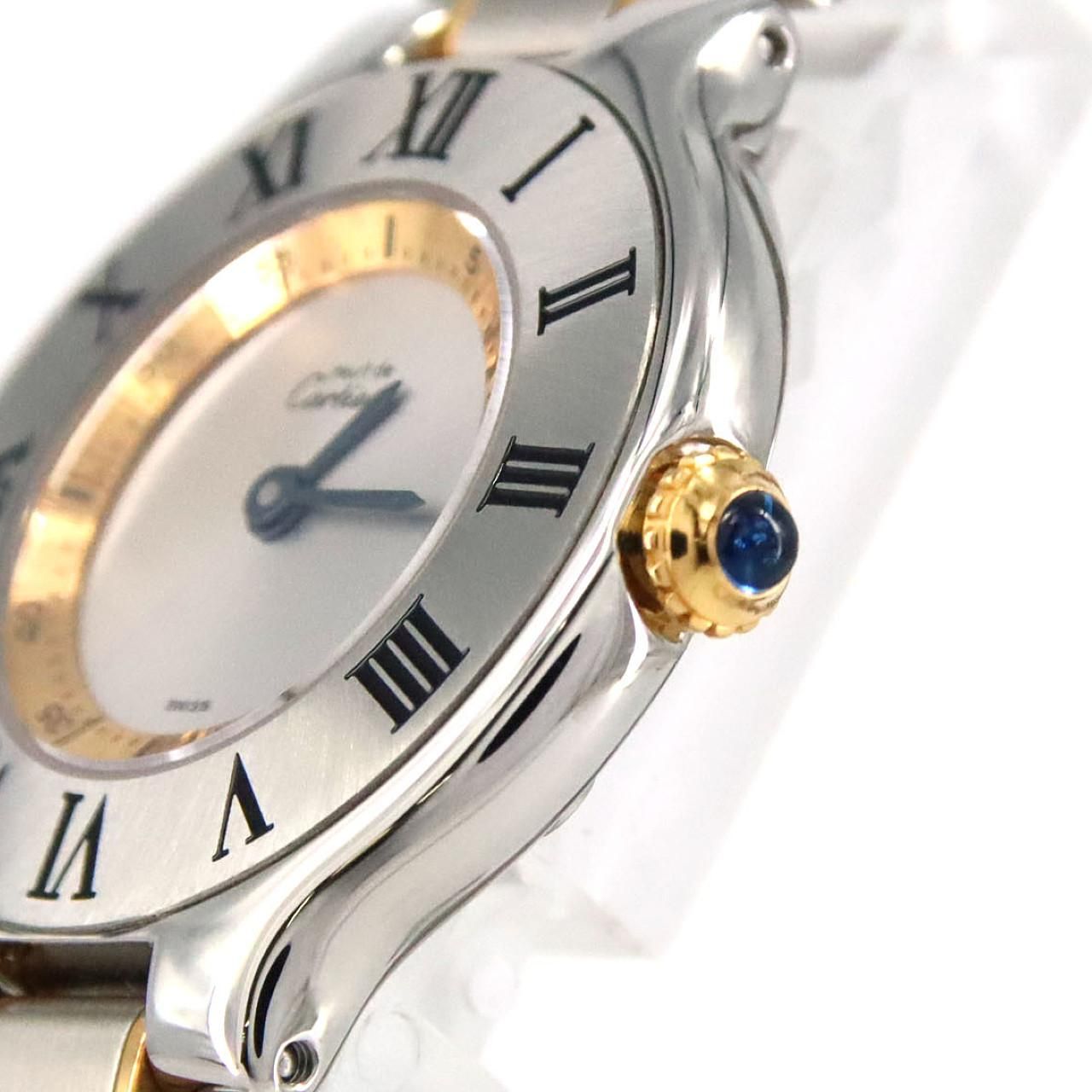 カルティエ マスト21SM コンビ W10075R6 SSxYG クォーツ WWW_SMP1DAWEKUDUS_SCH_ID
