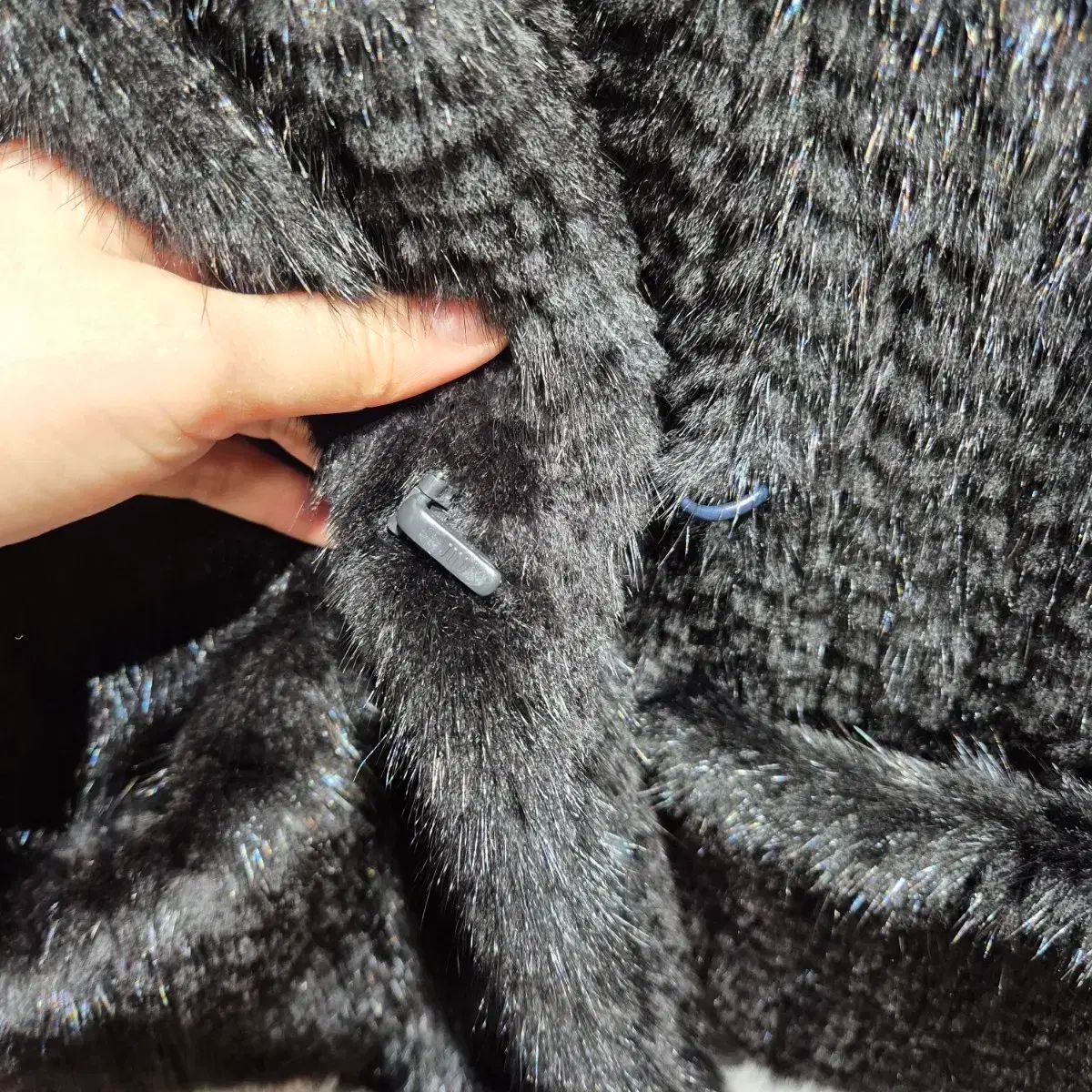 システムオム ブラック ファー ベスト