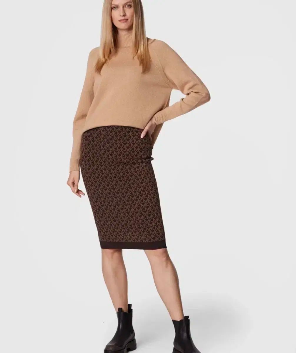 MICHAEL KORS マイケルコース ジャカード ニット スカート M