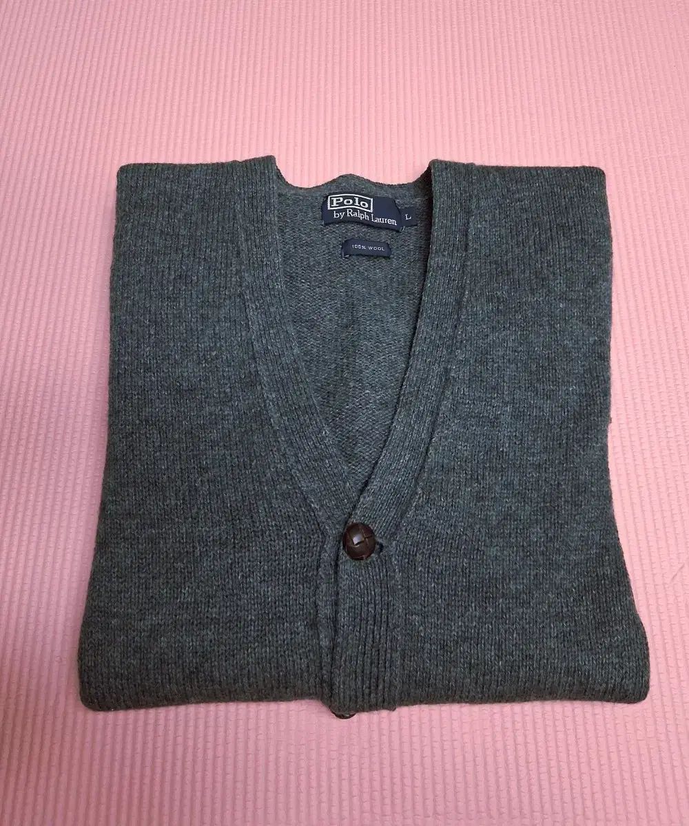 ポロラルフローレン ウール カーディガン L