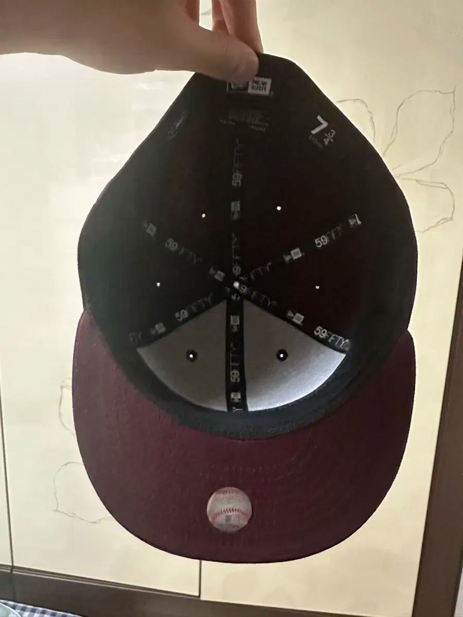  ERA 59 FIFTY キャップ バーガンディ その他 キャップ