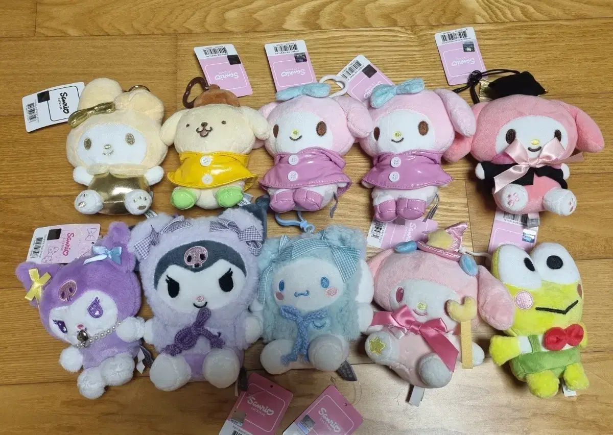 サンリオキャラクターズ ぬいぐるみ キーホルダー 2