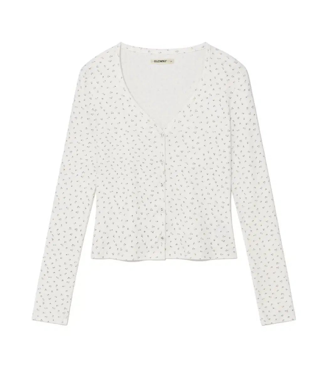 グロウニー プロヴァンス エンブロイダリー カーディガン クリームルーム