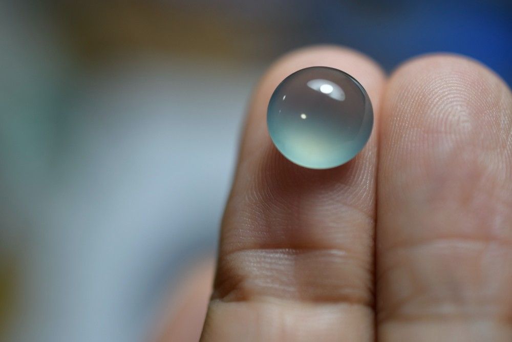 SR12-30 宝石質 氷種 青色 グアテマラ産 天然 A貨 本翡翠 ルース 硬玉 ジェダイト