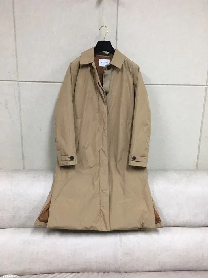 SSOLIE レディース グースダウンロングコート ベージュ ステン コート