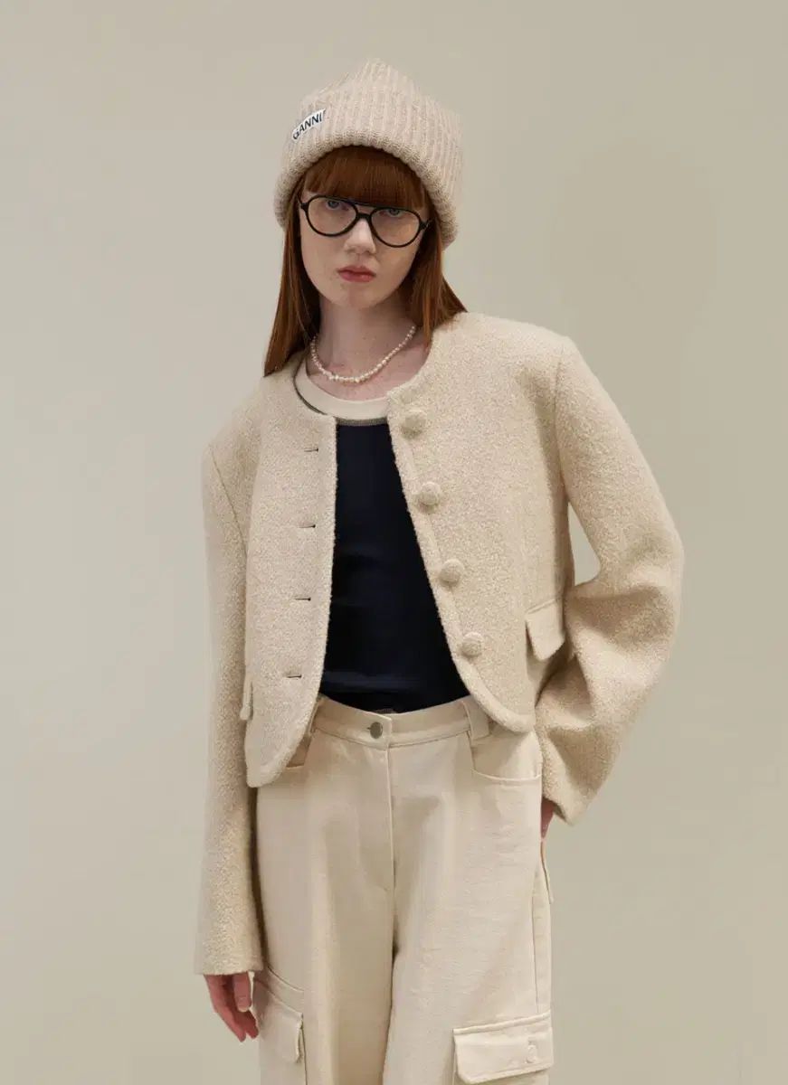 マロンエディション ツイードジャケット