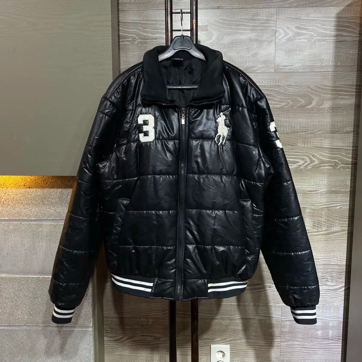 ポロラルフローレン ビックポニー ダウンジャケット XL np201 パーカ ジャケット スタジャン ブルゾン
