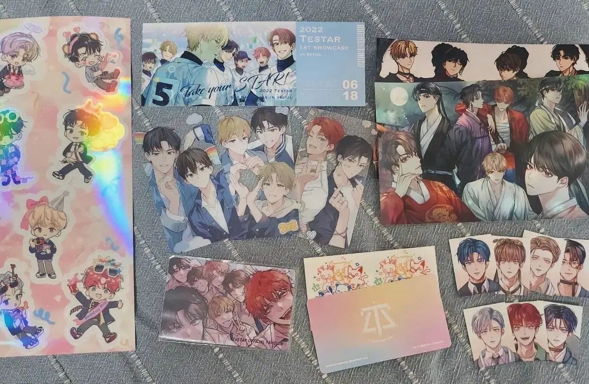 デビューできないと死ぬ病気にかかってしまいました テス배 グッズ オンリーショップ ムンデ テスタ トレカ 証明写真 韓国イラストレーター作品