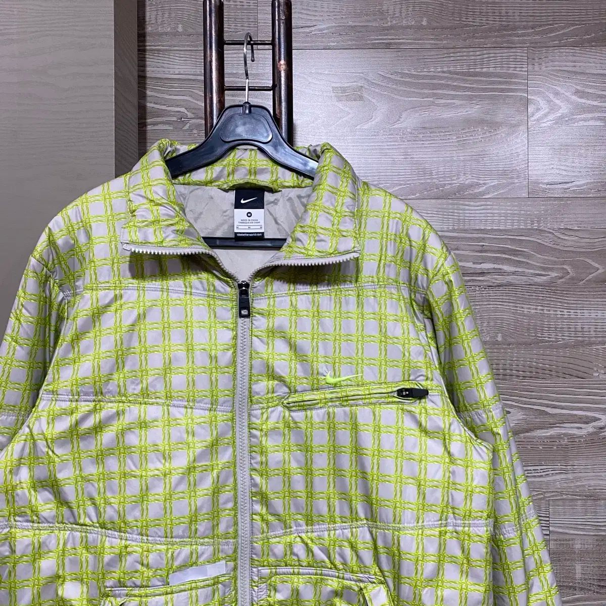 ナイキ ネオン ダウンジャケット M-L np205 パーカ ジャケット