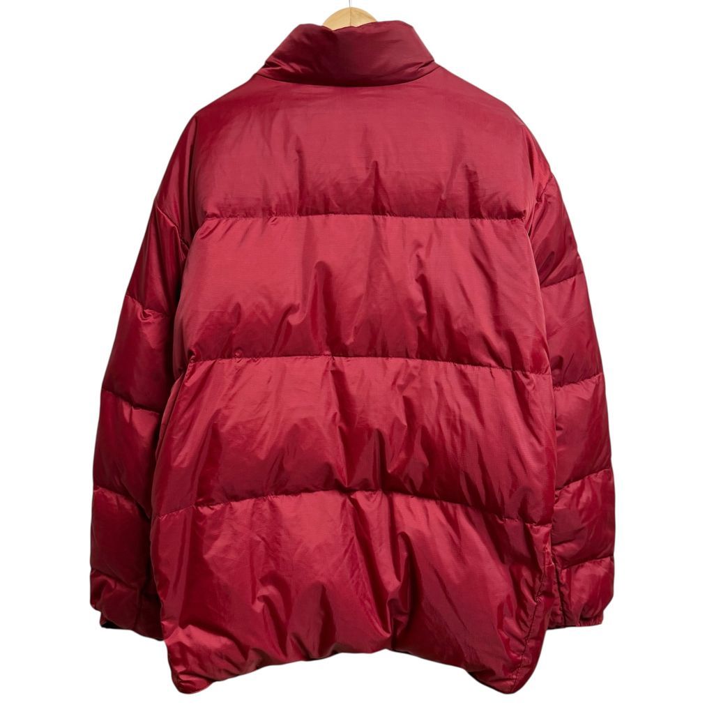 GAP ギャップ ダウンジャケット アウター フリースライニング フルジップ ポケット付き 赤 レッド XLサイズ No.H999